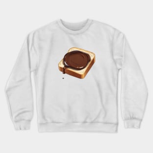 Chocolate Toast Sandwich Bread Vintage Yummy Kawaii Coffee Retro Crewneck Sweatshirt